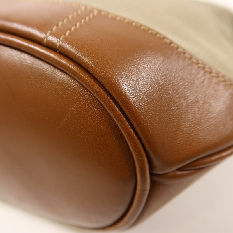 GUCCI 帆布Vintage Shoulder Bag銀扣肩背袋-10