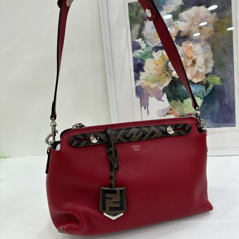 Fendi 芬迪 By the way 中號 紅色-9