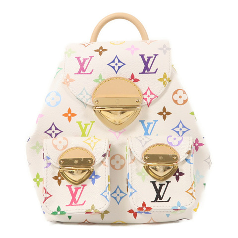LOUIS VUITTON Monogram Multicolore LV x TM Venice金扣背包