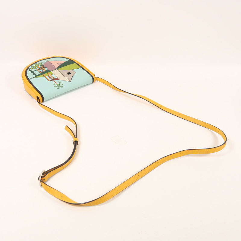 LOEWE 牛皮皮革Loewe x Ken Price Heel La Palme銀扣肩背袋-9