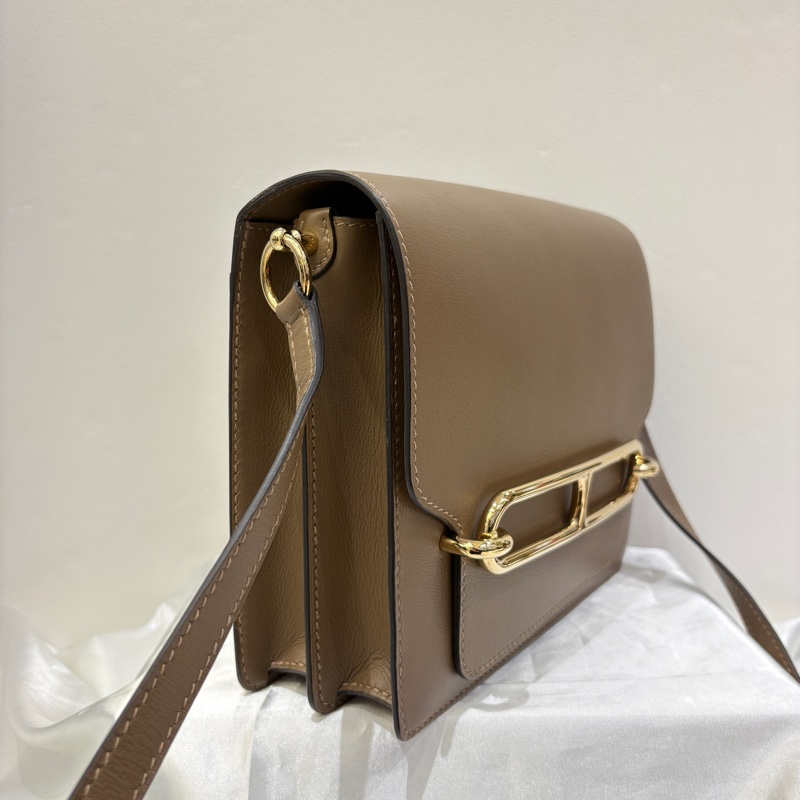 Hermes Roulis23大象灰斜背包-1