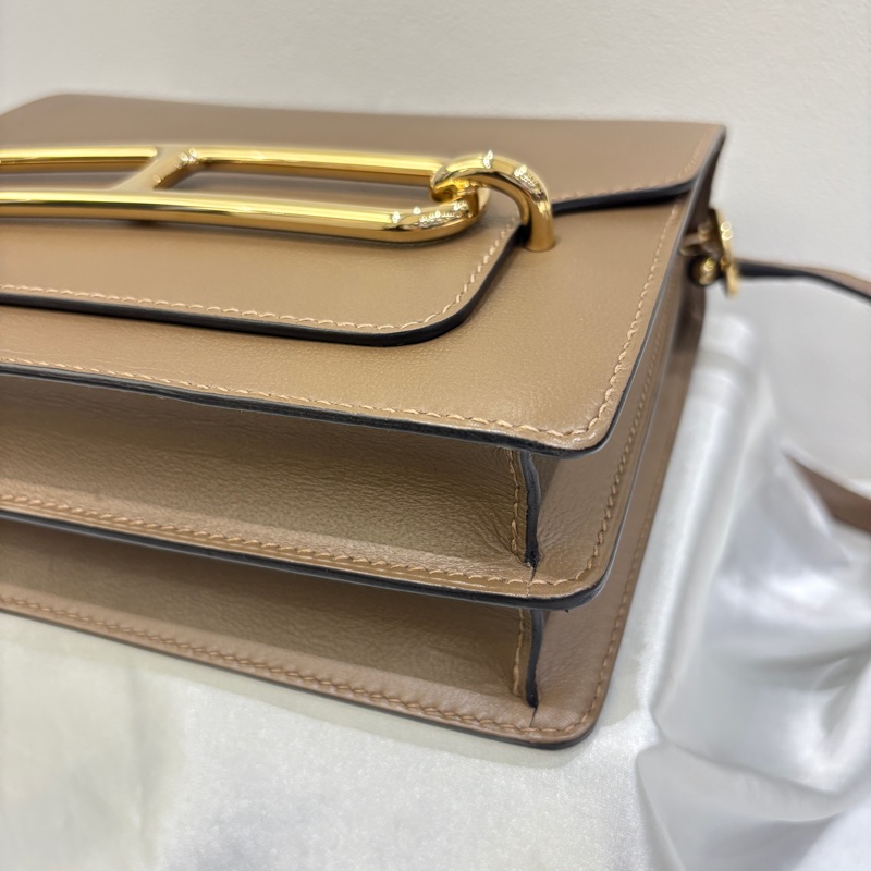 Hermes Roulis23大象灰斜背包-4