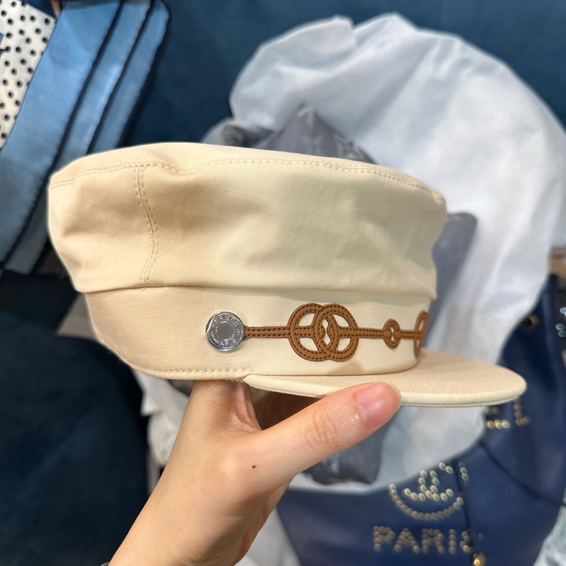 全新🈶️吊牌❤️ #愛馬仕 #新款 #豬鼻子 #貝雷帽 #報童帽-5