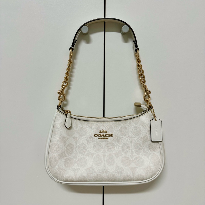 COACH Teri 冰川白老花 肩背/側背包-0