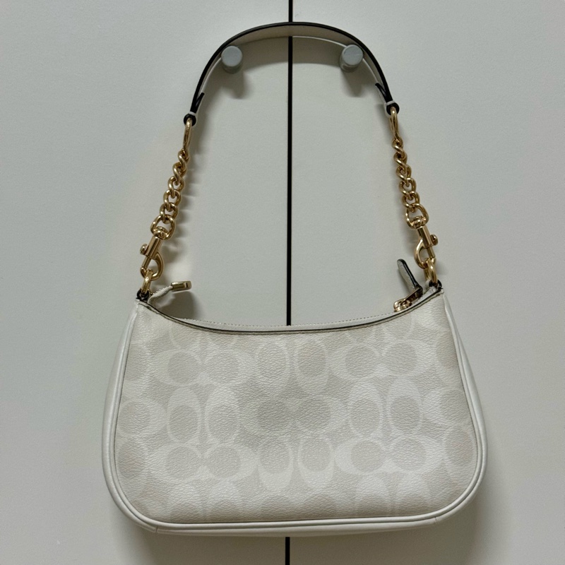 COACH Teri 冰川白老花 肩背/側背包-7