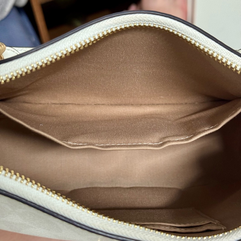 COACH Teri 冰川白老花 肩背/側背包-11