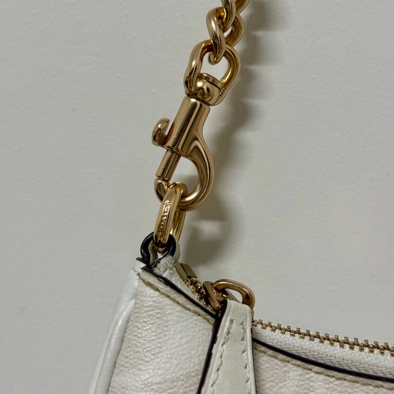 COACH Teri 冰川白老花 肩背/側背包-13