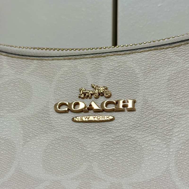 COACH Teri 冰川白老花 肩背/側背包-14