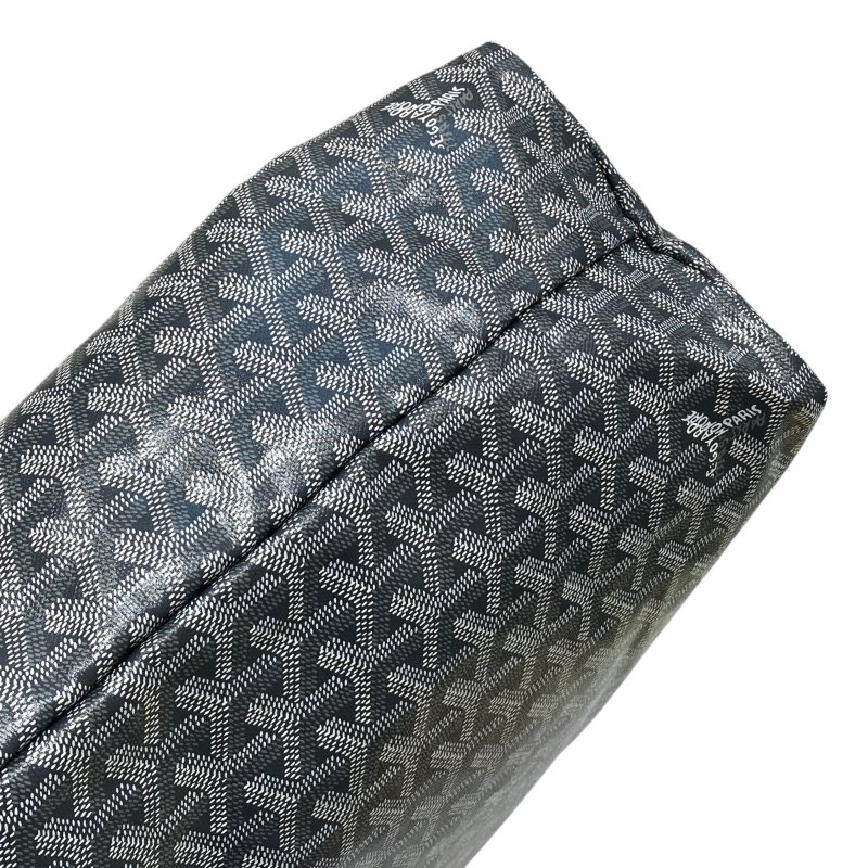 GOYARD 戈雅 SAINT LOUIS PM PVC帆布 托特包 灰色老花-2