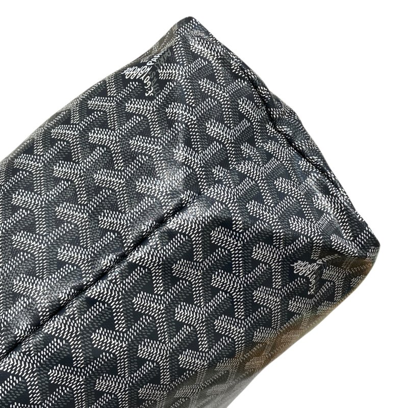 GOYARD 戈雅 SAINT LOUIS PM PVC帆布 托特包 灰色老花-3