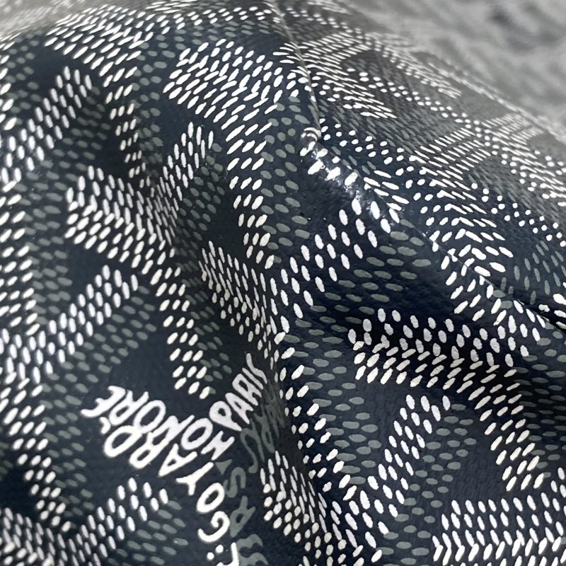 GOYARD 戈雅 SAINT LOUIS PM PVC帆布 托特包 灰色老花-7