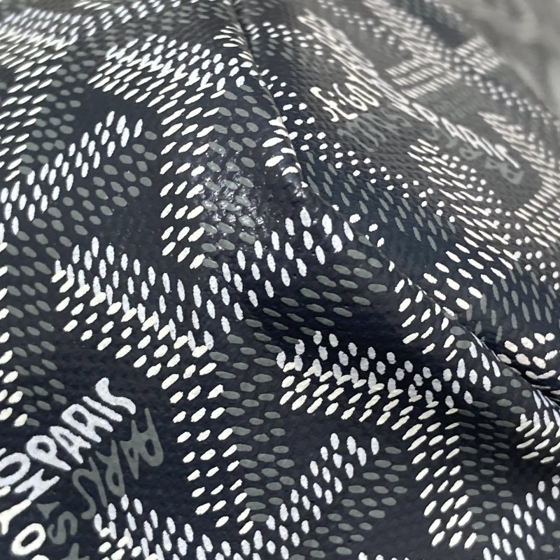 GOYARD 戈雅 SAINT LOUIS PM PVC帆布 托特包 灰色老花-8