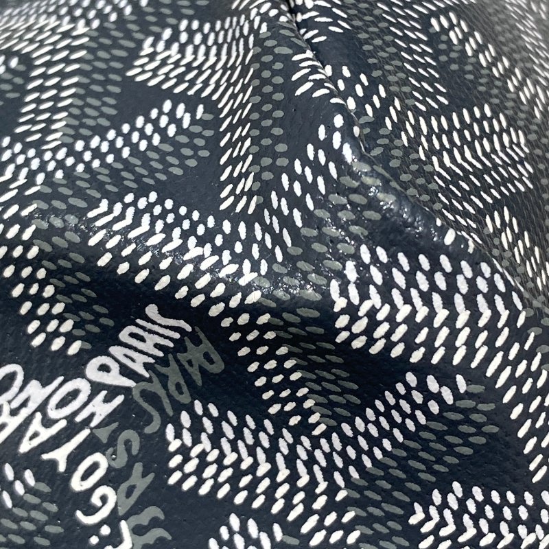 GOYARD 戈雅 SAINT LOUIS PM PVC帆布 托特包 灰色老花-9