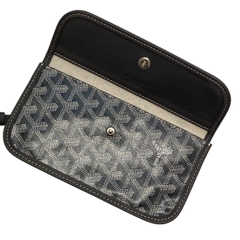 GOYARD 戈雅 SAINT LOUIS PM PVC帆布 托特包 灰色老花-16