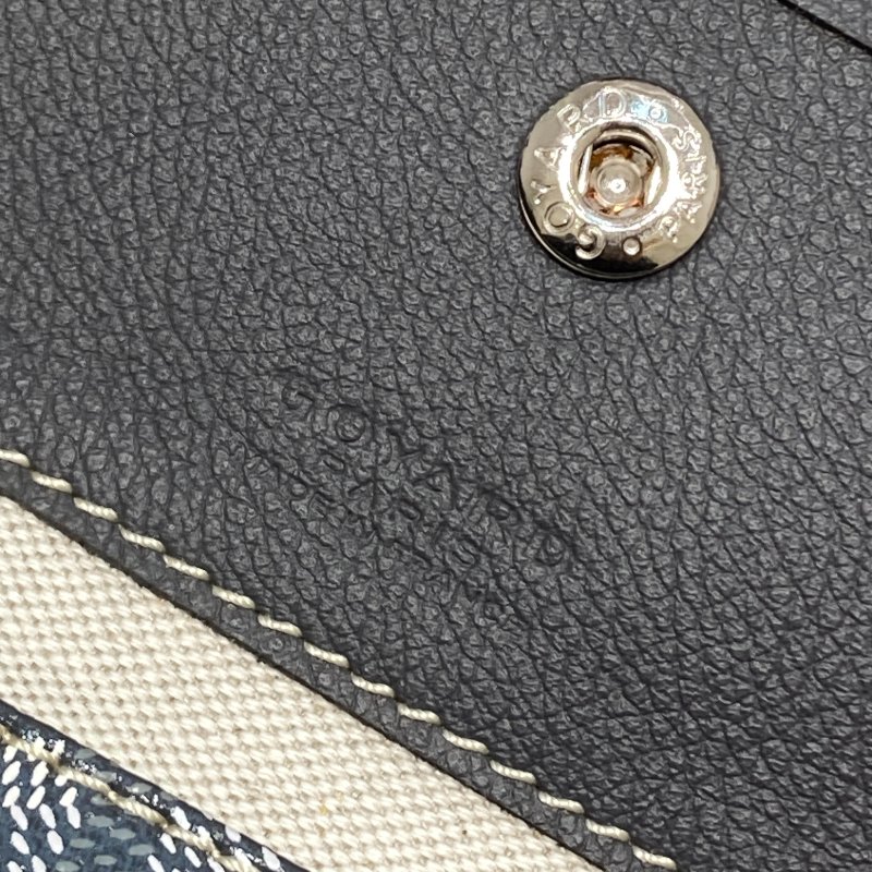 GOYARD 戈雅 SAINT LOUIS PM PVC帆布 托特包 灰色老花-18