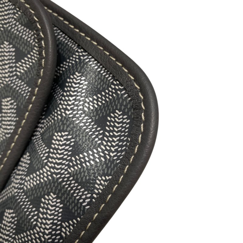 GOYARD 戈雅 SAINT LOUIS PM PVC帆布 托特包 灰色老花-20