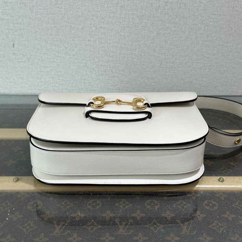 GUCCI 白金1955中號馬鞍肩背斜背包 25*18*8 99新 配件塵袋-3