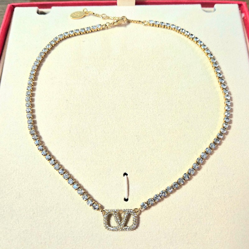 Valentino 項鏈 頸鍊 logo necklace-0