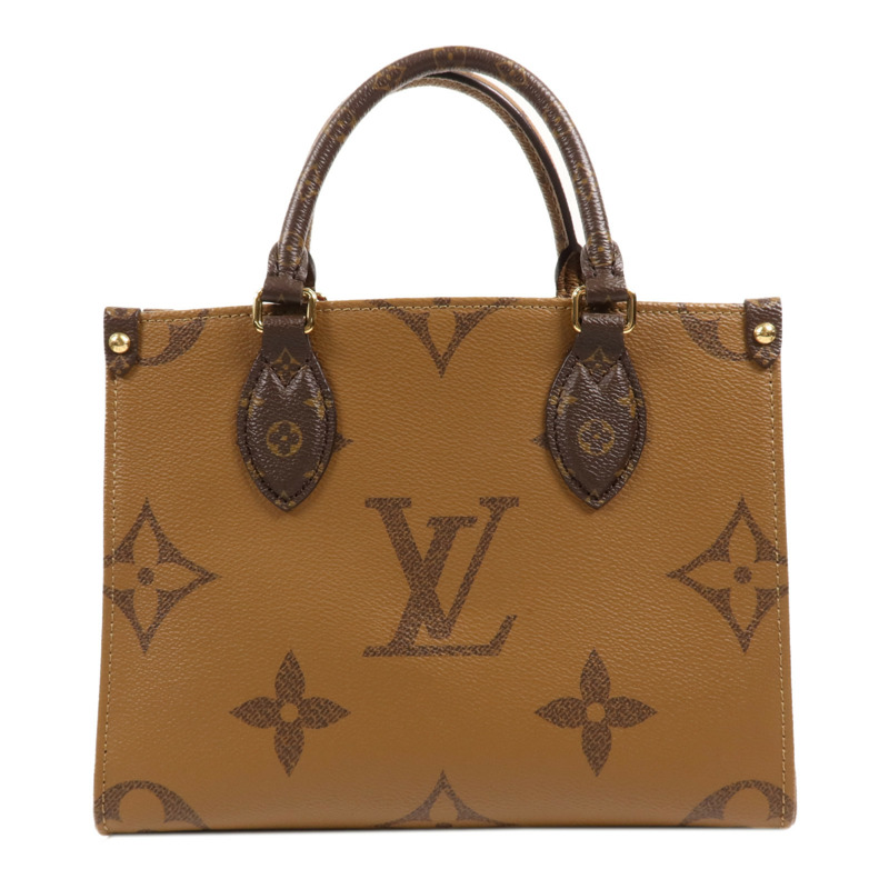 LOUIS VUITTON Monogram Giant OnTheGo PM金扣手挽肩背兩用袋-1