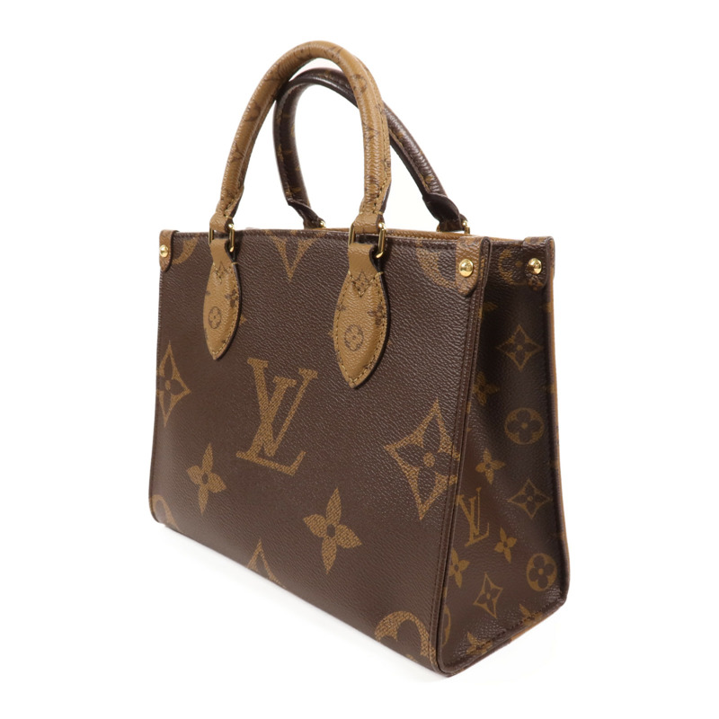 LOUIS VUITTON Monogram Giant OnTheGo PM金扣手挽肩背兩用袋-2
