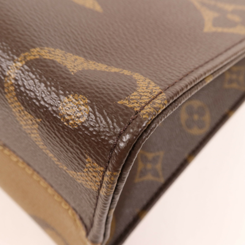 LOUIS VUITTON Monogram Giant OnTheGo PM金扣手挽肩背兩用袋-7