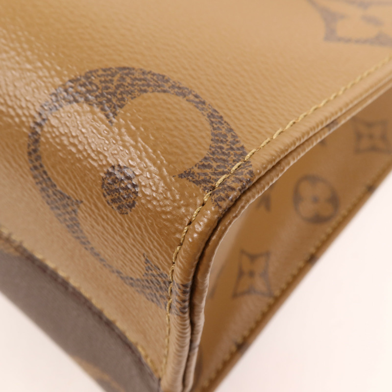 LOUIS VUITTON Monogram Giant OnTheGo PM金扣手挽肩背兩用袋-9