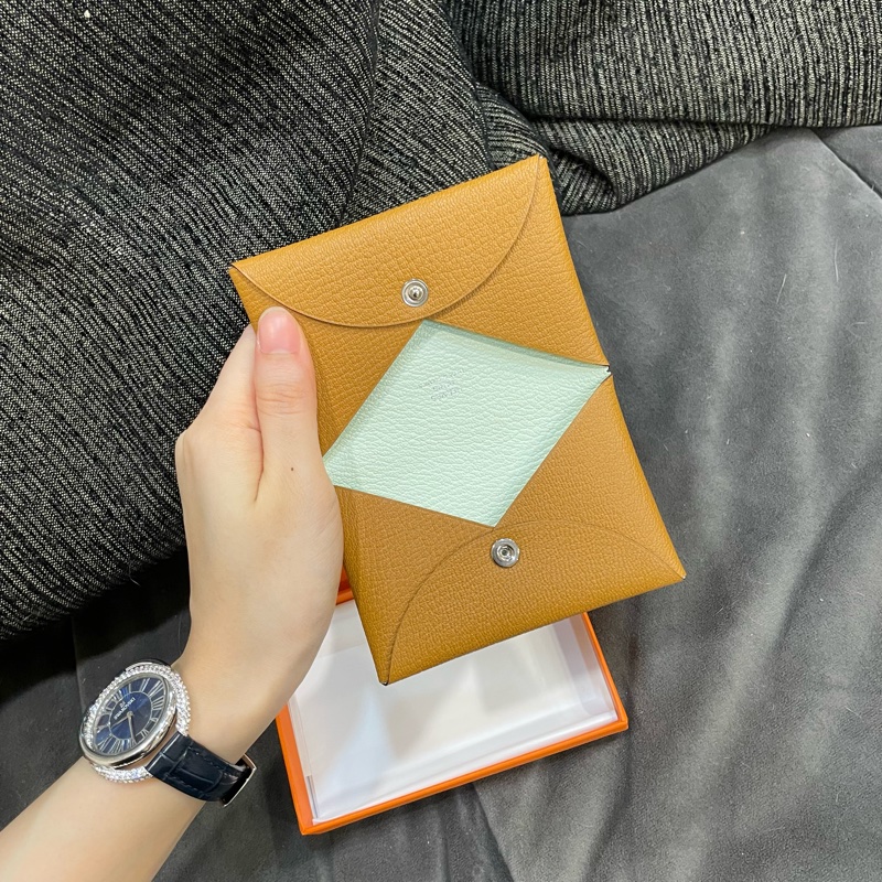 全新全配❤️ #愛馬仕 #calvi #duo #零錢包 #卡包-1