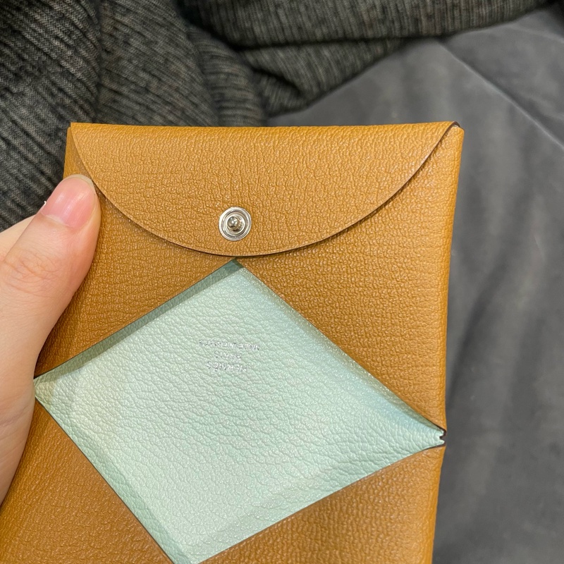 全新全配❤️ #愛馬仕 #calvi #duo #零錢包 #卡包-8