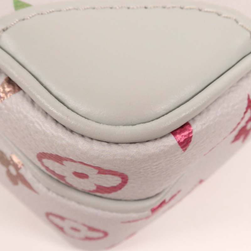 LOUIS VUITTON Monogram Iridescent Nile NM Bag Messenger銀扣手挽肩背兩用袋-8