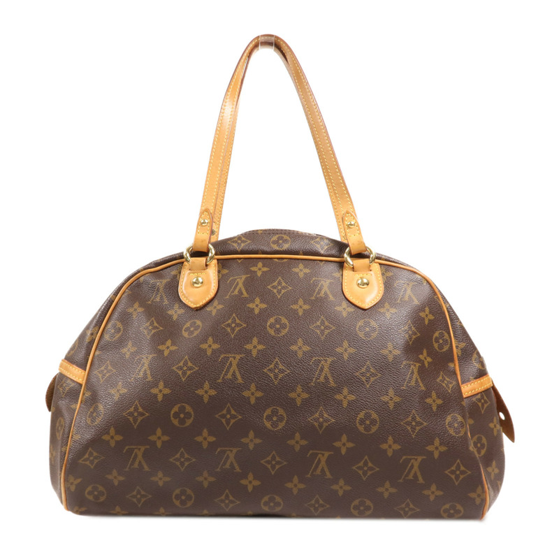 LOUIS VUITTON Monogram Montorgueil GM金扣肩背袋-1