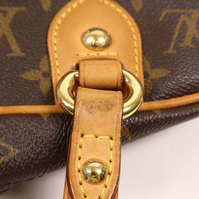 LOUIS VUITTON Monogram Montorgueil GM金扣肩背袋-13