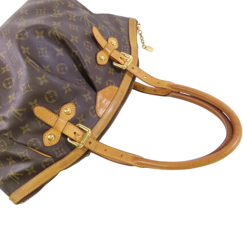 LOUIS VUITTON Monogram Tivoli GM金扣肩背袋-7