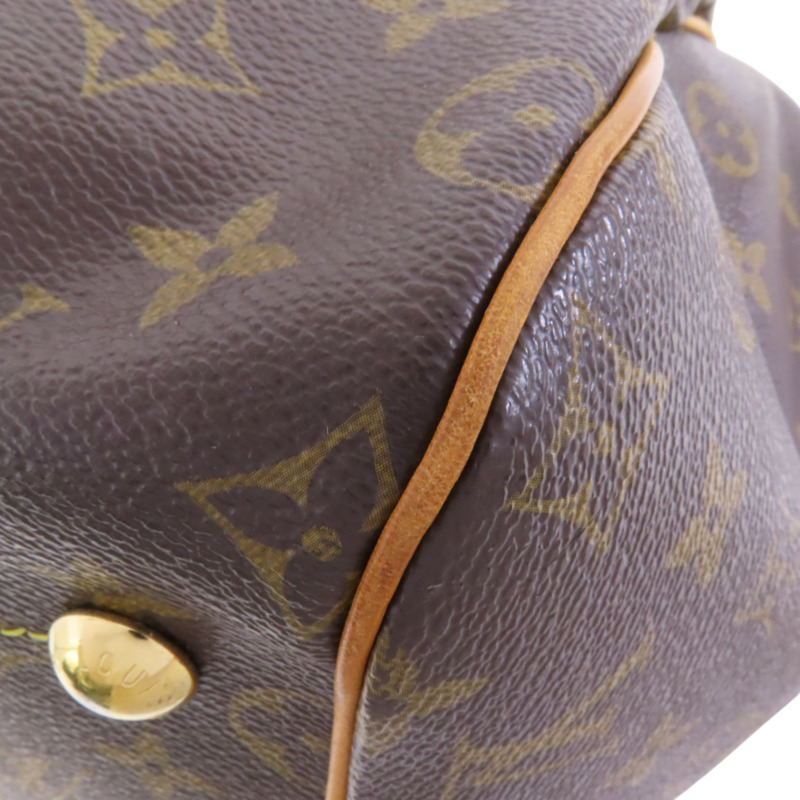 LOUIS VUITTON Monogram Tivoli GM金扣肩背袋-10
