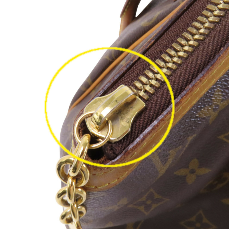 LOUIS VUITTON Monogram Tivoli GM金扣肩背袋-14