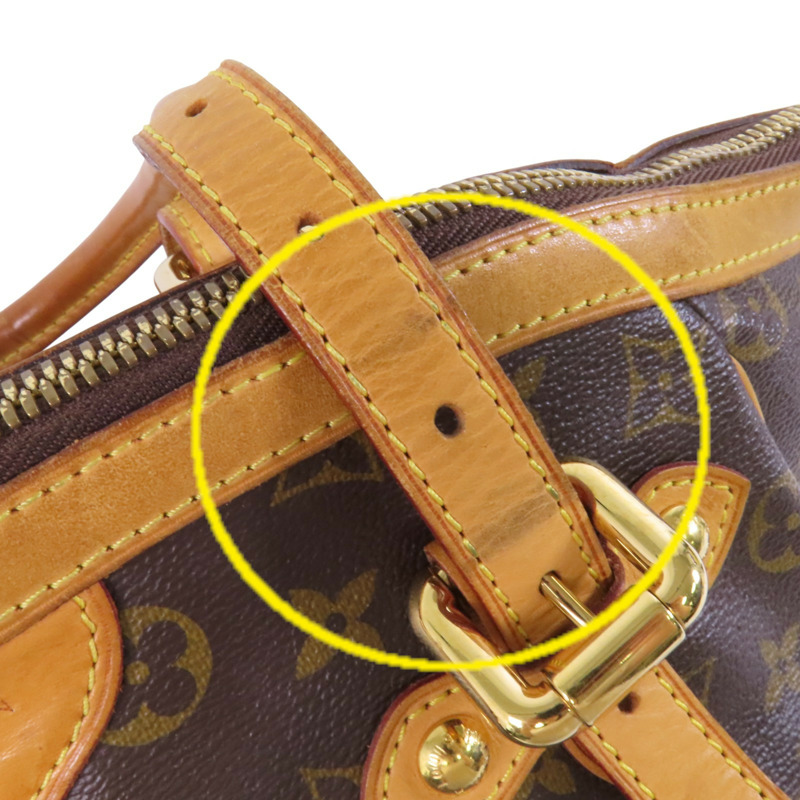 LOUIS VUITTON Monogram Tivoli GM金扣肩背袋-15