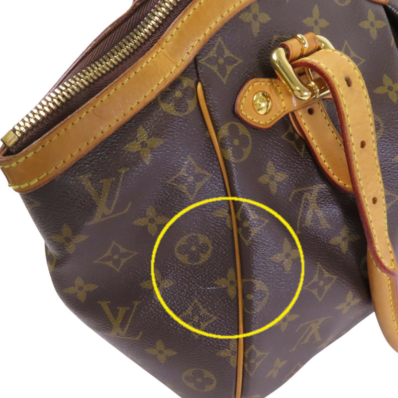 LOUIS VUITTON Monogram Tivoli GM金扣肩背袋-19