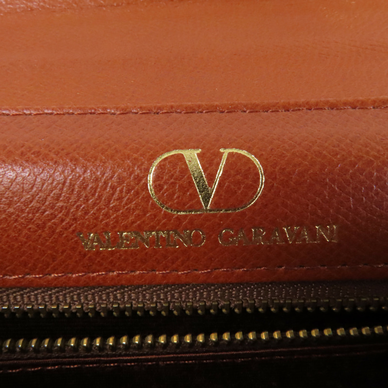 Valentino 牛皮皮革2Way Shoulder Bag金扣手挽肩背兩用袋-5