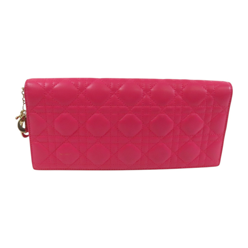 Dior 羊皮皮革Chain Shoulder Bag金扣鏈帶肩背袋-1