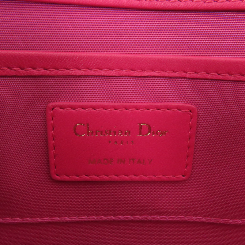 Dior 羊皮皮革Chain Shoulder Bag金扣鏈帶肩背袋-5