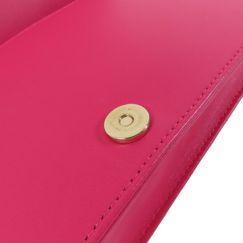 Dior 羊皮皮革Chain Shoulder Bag金扣鏈帶肩背袋-9