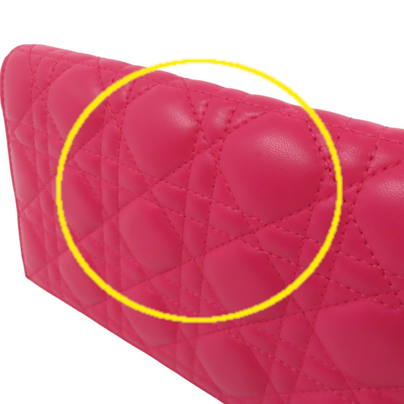 Dior 羊皮皮革Chain Shoulder Bag金扣鏈帶肩背袋-16