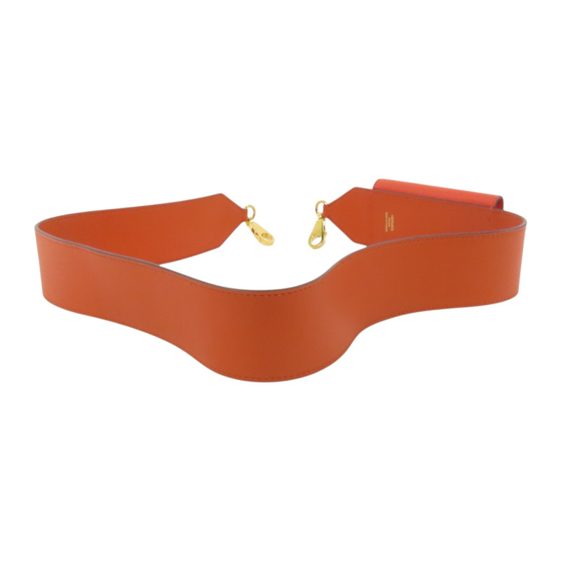 HERMES Epsom皮革Kelly Pocket Bag Strap金扣肩帶-2