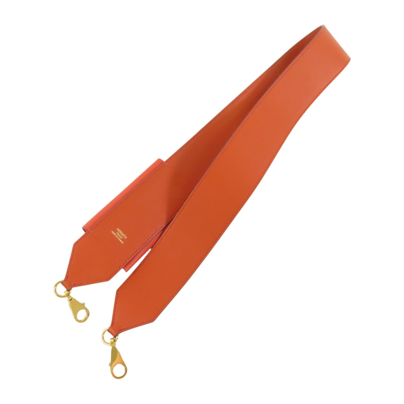 HERMES Epsom皮革Kelly Pocket Bag Strap金扣肩帶-4