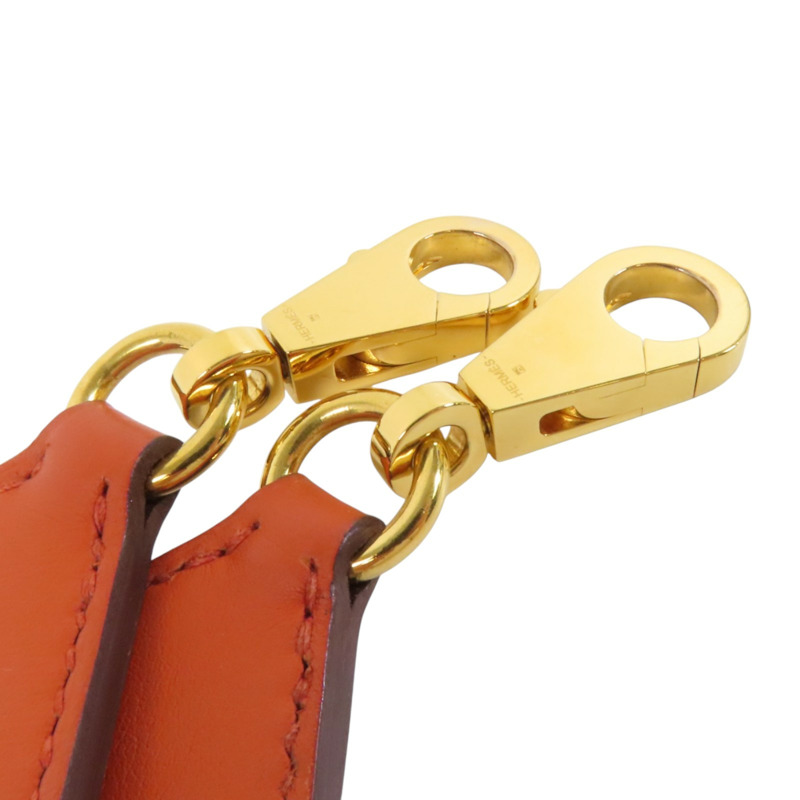 HERMES Epsom皮革Kelly Pocket Bag Strap金扣肩帶-11