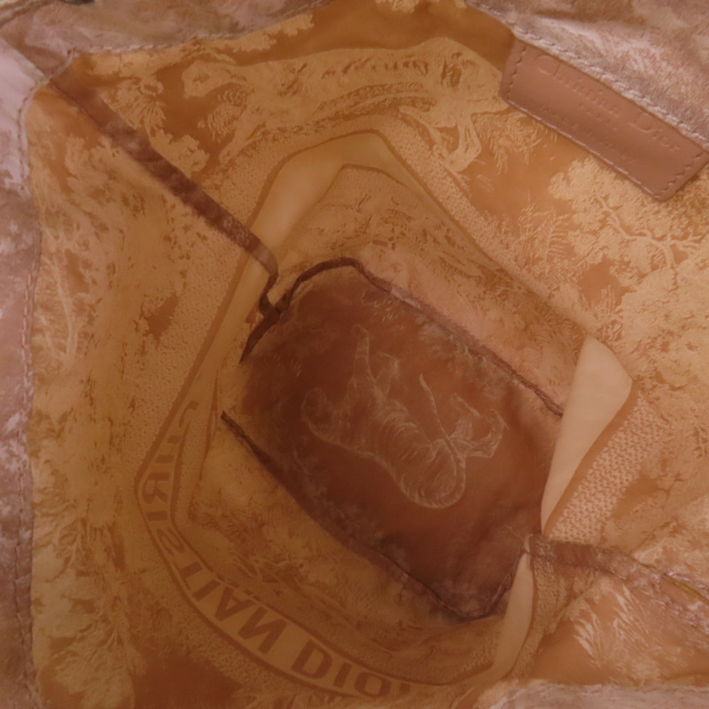 Dior 尼龍Travel Pouch銀扣手挽袋-4