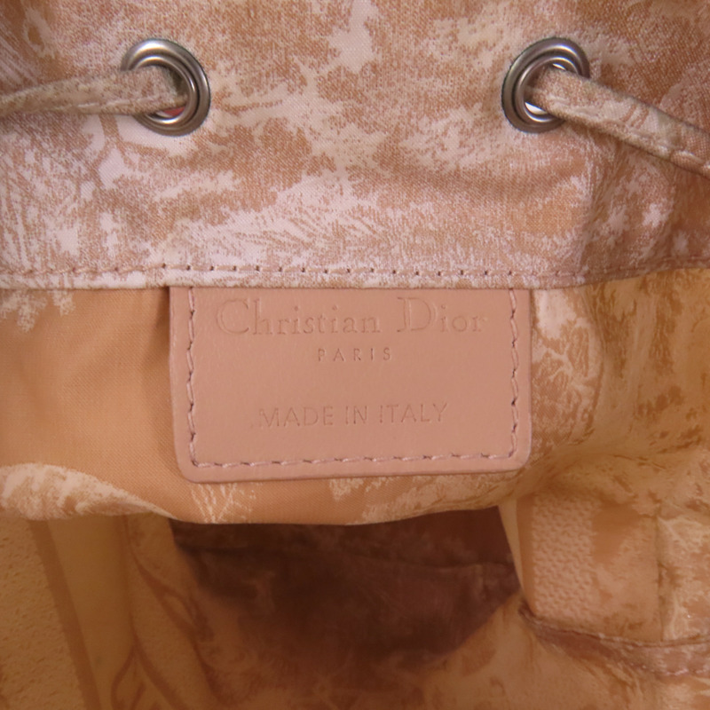 Dior 尼龍Travel Pouch銀扣手挽袋-5