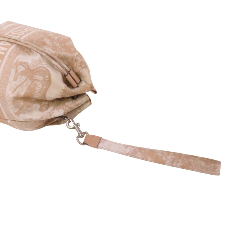 Dior 尼龍Travel Pouch銀扣手挽袋-7