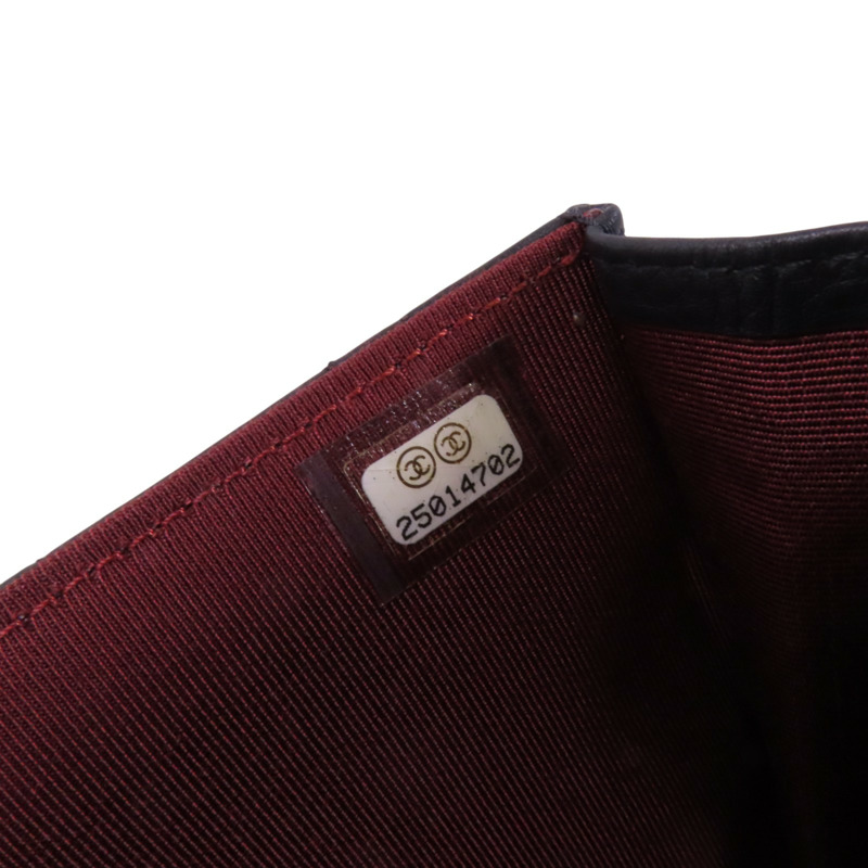 CHANEL 牛皮皮革Archi Chic Square WOC金扣鏈帶肩背袋-6