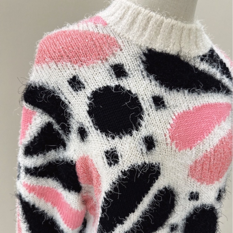 CHANEL 23K 白粉山茶花針織毛衣 40碼-1