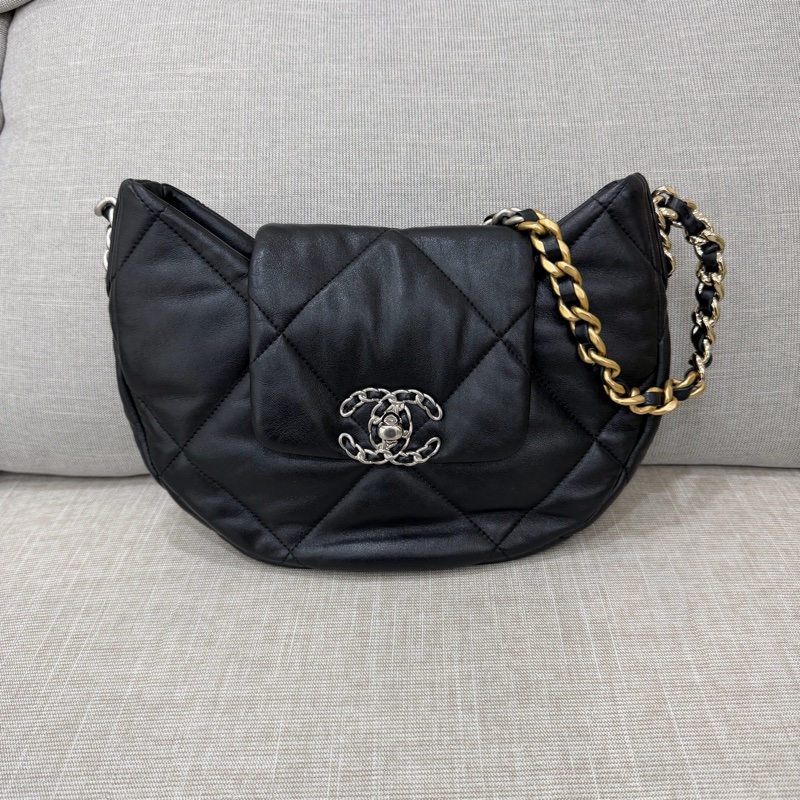 Chane1 24C 19hobo半 月包 腋下包#芯片款#-0